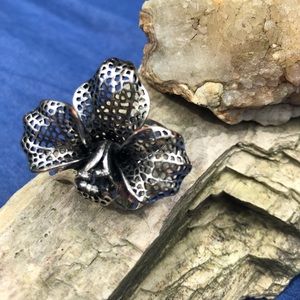 Orchid Statement Ring